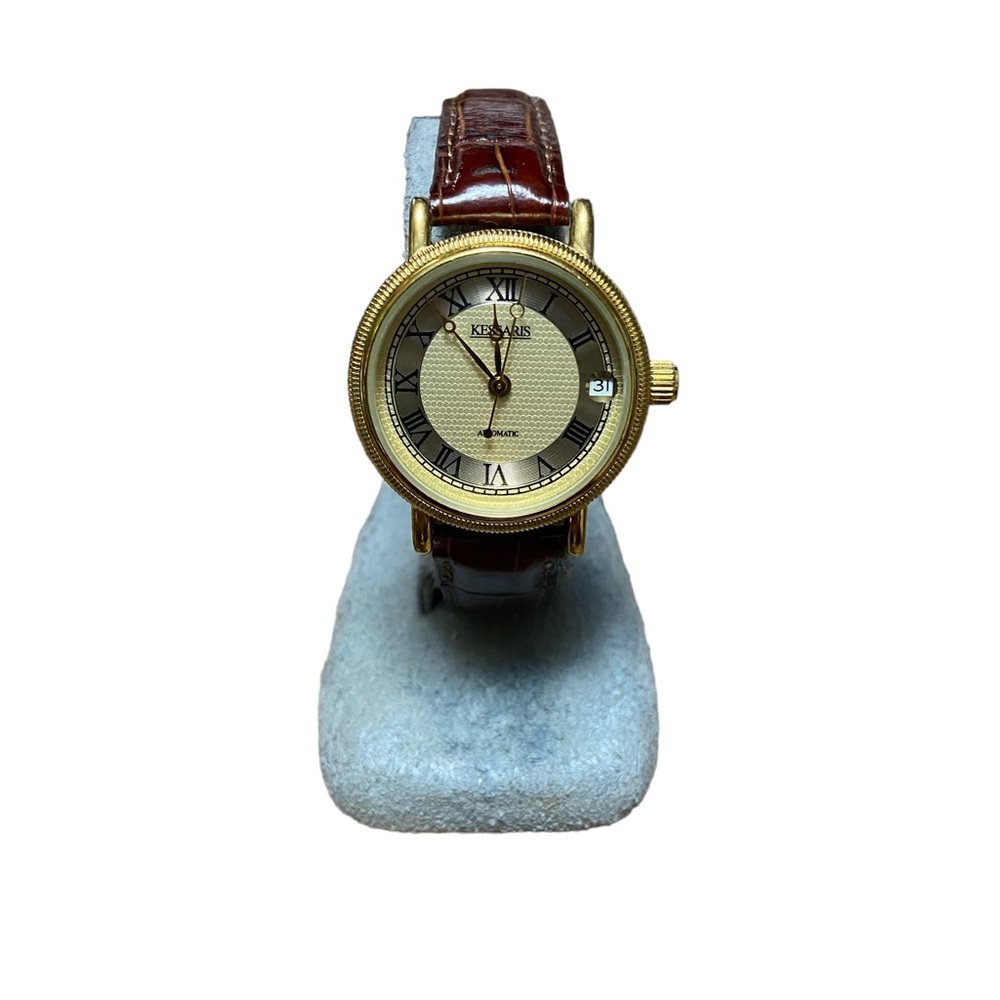 Vintage Kessaris Automatic Leather Strap Watch